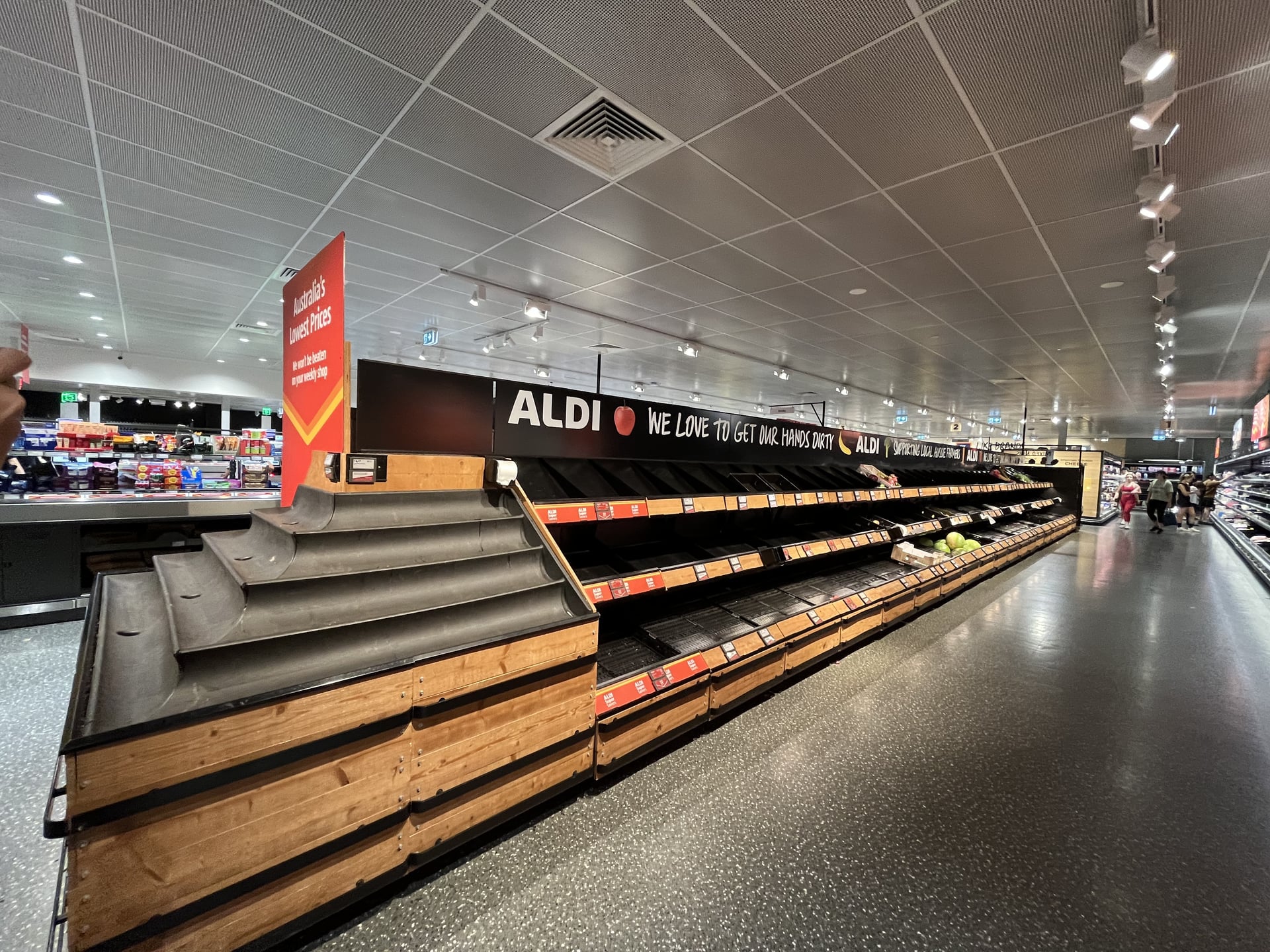 Alfred cyclone panic buying