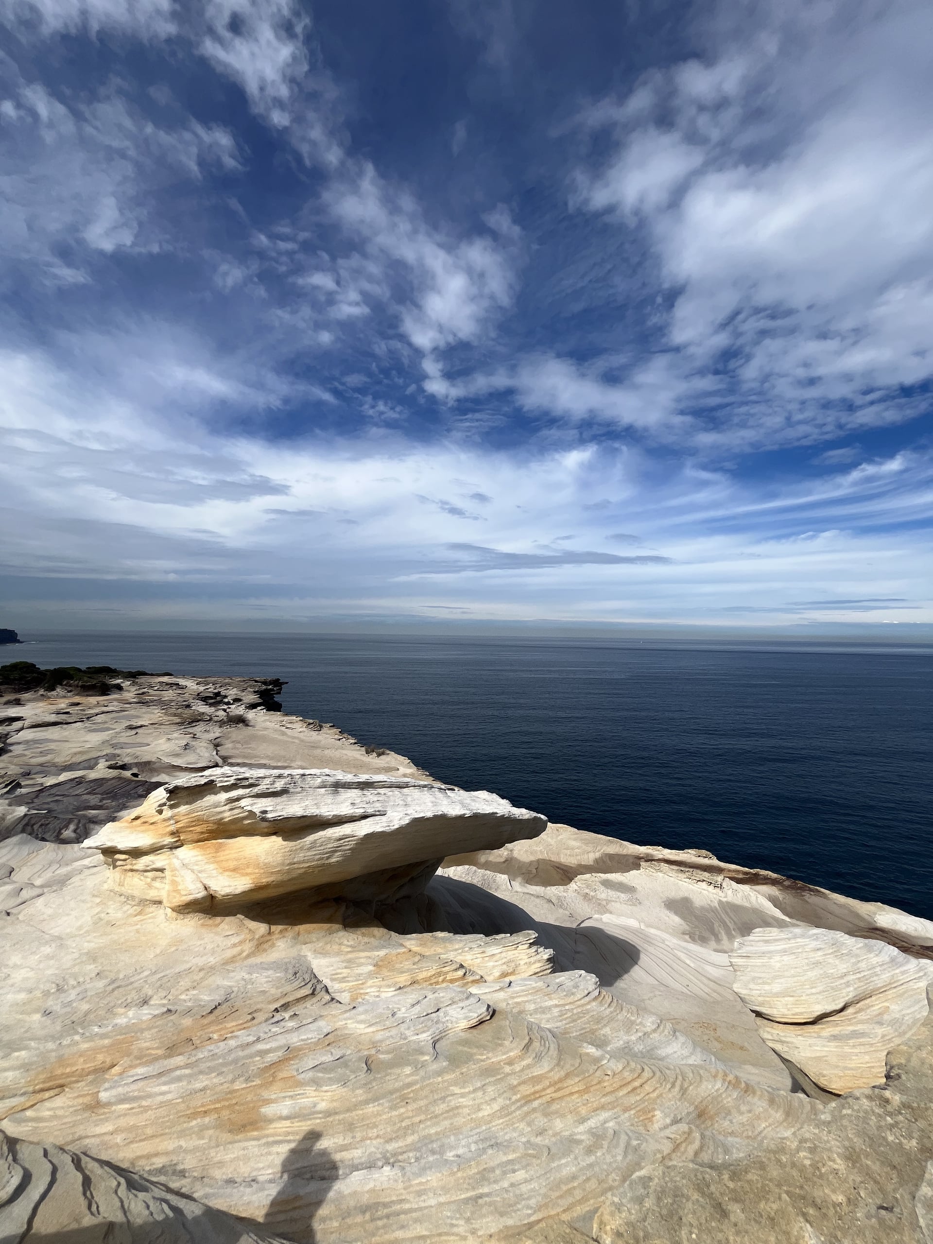 beautiful coastal cliff