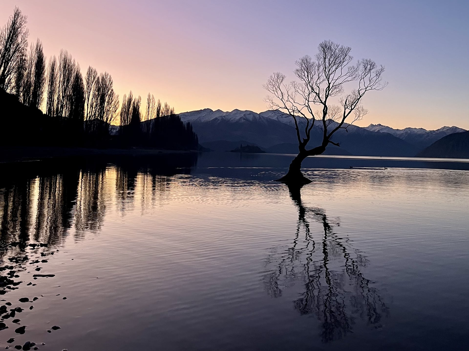 sunset hits different